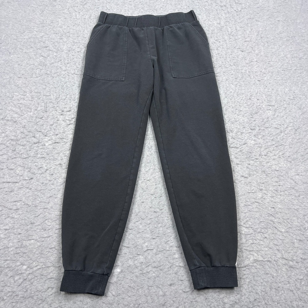 Marine Layer Joggers Womens Medium Washed Black Pull On Stretch Sweatpant Pocket